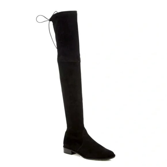 Stuart Weitzman Lowland Suede Thigh High Boots - Picture 1 of 3